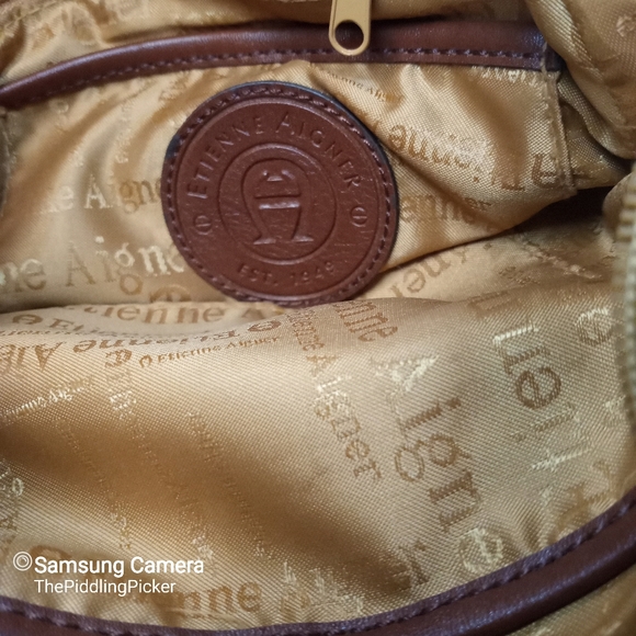 Vintage Etienne Aigner Cloth Purse - Picture 7 of 9